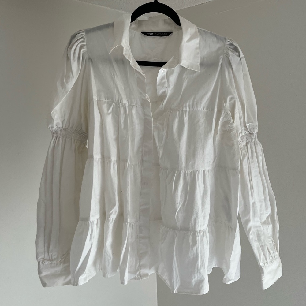 Zara Ruffle Blouse